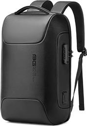 ΔΕΡΜΑΤΙΝΟ ΣΑΚΙΔΙΟ ΠΛΑΤΗΣ 23L LAPTOP 15,6” 6622 ΜΑΥΡΟ BANGE