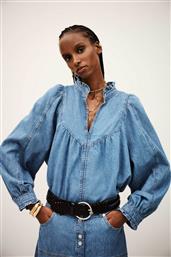 ΓΥΝΑΙΚΕΙΑ ΜΠΛΟΥΖΑ DENIM ''LAY'' - 1H25LAY DENIM BLUE BA&SH
