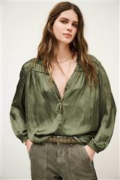 ΓΥΝΑΙΚΕΙΟ ΠΟΥΚΑΜΙΣΟ LOOSE FIT ΜΕ ΡΑΦΕΣ ''CESSIA'' - 1H25CESS ΧΑΚΙ BA&SH