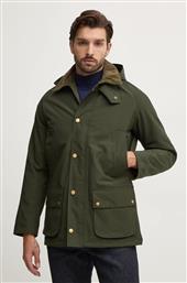 ΜΠΟΥΦΑΝ WINTER ASHBY JACKET ΧΡΩΜΑ: ΠΡΑΣΙΝΟ, MWB1001 BARBOUR