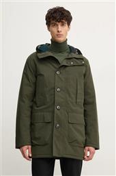 ΜΠΟΥΦΑΝ WINTER BEAUFORT WATERPROOF PARKA ΧΡΩΜΑ: ΠΡΑΣΙΝΟ, MWB1126 BARBOUR