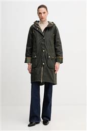 ΚΕΡΩΜΕΝΟ ΠΑΛΤΟ MARCY ΧΡΩΜΑ: ΠΡΑΣΙΝΟ, LWX1456 BARBOUR