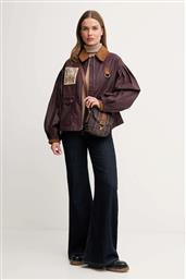 ΚΕΡΩΜΕΝΟ ΣΑΚΑΚΙ X FARM RIO ΧΡΩΜΑ: ΜΠΟΡΝΤΟ, LWX1505 BARBOUR