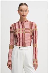 ΜΑΛΛΙΝΟ ΠΟΥΛΟΒΕΡ X FARM RIO ΧΡΩΜΑ: ΡΟΖ, LKN1716 BARBOUR