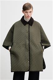 ΠΟΝΤΣΟ OAKHAM ΧΡΩΜΑ: ΠΡΑΣΙΝΟ, LQU1857 BARBOUR