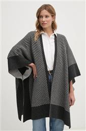 ΠΟΝΤΣΟ ROSLIN KNITTED CAPE ΧΡΩΜΑ: ΓΚΡΙ, LKN1586 BARBOUR