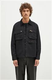 ΠΟΥΚΑΜΙΣΟ ΜΠΟΥΦΑΝ OAKMOOR OS TWILL OVERSHIRT ΧΡΩΜΑ: ΜΑΥΡΟ, MOS0380 BARBOUR