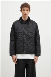 ΠΟΥΚΑΜΙΣΟ ΜΠΟΥΦΑΝ OS TRANSPORT QUILTED JACKET ΧΡΩΜΑ: ΜΑΥΡΟ, MQU1796 BARBOUR