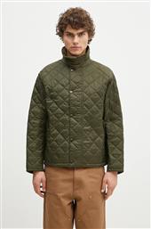 ΠΟΥΚΑΜΙΣΟ ΜΠΟΥΦΑΝ OS TRANSPORT QUILTED JACKET ΧΡΩΜΑ: ΠΡΑΣΙΝΟ, MQU1796 BARBOUR