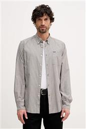 ΠΟΥΚΑΜΙΣΟ LONGFIELD ΧΡΩΜΑ: ΓΚΡΙ, MSH5707 BARBOUR