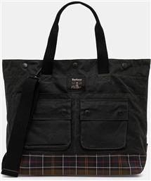 ΤΣΑΝΤΑ FIELD WAX ΧΡΩΜΑ: ΠΡΑΣΙΝΟ, UBA0750 BARBOUR