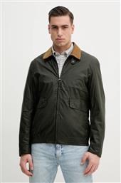 ΒΑΜΒΑΚΕΡΟ ΜΠΟΥΦΑΝ NEWBURY WAX JACKET ΧΡΩΜΑ: ΠΡΑΣΙΝΟ, MWX2449 BARBOUR