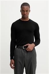 ΜΑΛΛΙΝΟ ΠΟΥΛΟΒΕΡ KNITWEAR ATO ΑΝΔΡΙΚΟ, ΧΡΩΜΑ: ΜΑΥΡΟ, KNU4000.429 BARENA VENEZIA