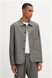 ΜΑΛΛΙΝΟ ΣΑΚΑΚΙ OVERSHIRT VISAL ΑΝΔΡΙΚΑ, ΧΡΩΜΑ: ΚΑΦΕ, OSU5300.501 BARENA VENEZIA