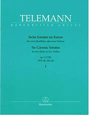 TELEMANN - 6 CANONIC SONATAS OP.5 N1 BARENREITER