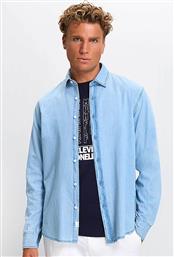 ΑΝΔΡΙΚΟ DENIM JACKET MODERN FIT - D254000991106101 DENIM BLUE BASEFIELD