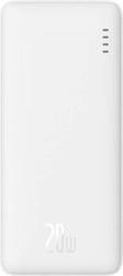 AIRPOW POWER BANK 10000MAH 20W QC + PD WHITE BASEUS