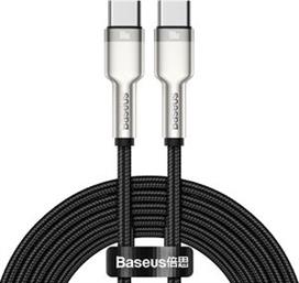 CABLE CAFULE USB TYPE-C TO USB TYPE-C 100W 2M BLACK BASEUS
