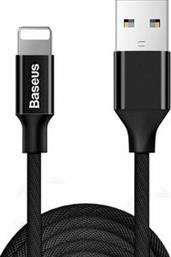 CABLE YIVEN LIGHTNING 8-PIN 1.5A 3M BLACK BASEUS από το PLUS4U