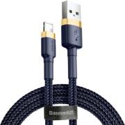 CAFULE CABLE USB FOR LIGHTNING 1.5A 2M GOLD/BLUE BASEUS