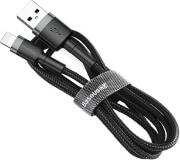 CAFULE CABLE USB FOR LIGHTNING 1.5A 2M GREY/BLACK BASEUS
