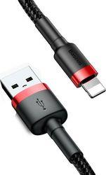 CAFULE USB-A TO LIGHTNING CABLE 18W 2.4A 0.5M RED CALKLF-A19 BASEUS