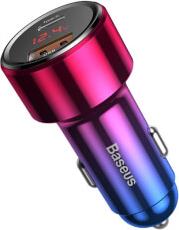CAR CHARGER MAGIC PPS QC 4.0+ USB + TYPE-C PD 45W RED BASEUS