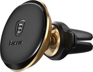 CAR MOUNT MAGNETIC WITH CABLE CLIP GOLD BASEUS