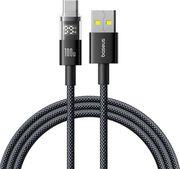 DISPLAY 2 100W 5A USB-A TO TYPE-C CABLE 2M BLACK BASEUS