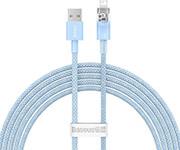 FAST CHARGING CABLE USB-A TO LIGHTNING EXPLORER SERIES 2M 2.4A BLUE BASEUS