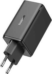 GAN6 PRO FAST CHARGER 65W 2X USB + 2X TYPE-C CLUSTER BLACK+ 1M 100W CABLE BASEUS από το e-SHOP