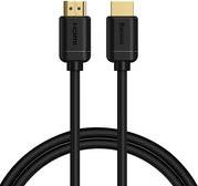 HIGH DEFINITION SERIES 4K 60HZ HDMI TO HDMI ADAPTER CABLE 75CM BLACK BASEUS