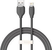 JELLY LIQUID SILICA GEL FAST CHARGING DATA CABLE USB TO LIGHTNING 2.4A 1.2M BLACK BASEUS από το e-SHOP