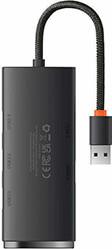 LITE SERIES HUB 4IN1 USB TO 4X USB 3.0 25CM BLACK BASEUS από το e-SHOP