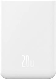 POWERBANK MAGNETIC MINI 5000MAH - ΛΕΥΚΟ BASEUS