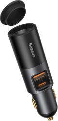SHARE TOGETHER FAST CHARGE CAR CHARGER WITH CIGARETTE LIGHTER EXPANSION PORT U+C 120W GRAY BASEUS