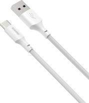 SIMPLE WISDOM DATA CABLE KIT 2-PACK USB TO TYPE-C 40W 5A PD 1.5M WHITE 2 ΤΕΜΑΧΙΑ BASEUS