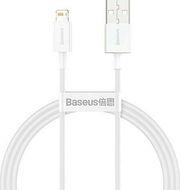 SUPERIOR SERIES USB-A TO LIGHTNING CABLE 20W 2.4A 0.25M WHITE CALYS-02 BASEUS