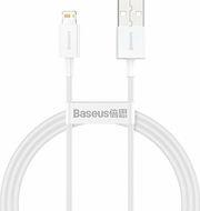 SUPERIOR SERIES USB-A TO LIGHTNING CABLE 20W 2.4A 1M WHITE CALYS-A02 BASEUS