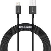 SUPERIOR SERIES USB-A TO LIGHTNING CABLE 20W 2.4A 2M BLACK CALYS-C01 BASEUS