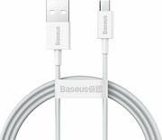 SUPERIOR SERIES USB-A TO MICROUSB CABLE 18W 2A 1M WHITE CAMYS-02 BASEUS