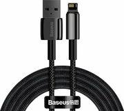 TUNGSTEN GOLD USB-A TO LIGHTNING CABLE 20W 2.4A 2M BLACK CALWJ-A01 BASEUS