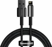 USB-A TO LIGHTNING CABLE TUNGSTEN GOLD 20W 2.4A 1M BLACK CALWJ-01 BASEUS