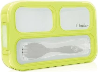 ΦΑΓΗΤΟΔΟΧΕΙΟ ΜΕ 3 ΧΩΡΙΣΜΑΤΑ ΚΑΙ ΚΟΥΤΑΛΙ BENTO BOX 11X17ΕΚ. LIME B0123-L (ΥΛΙΚΟ: ΠΛΑΣΤΙΚΟ, ΧΡΩΜΑ: LIME) - - B0123-L BBLUV