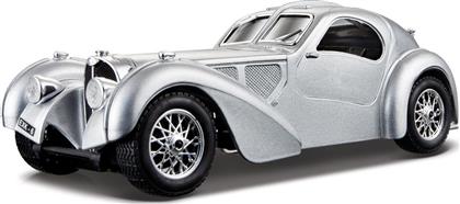 BUGATTI ATLANTIC (1936) ΜΕΤΑΛΛΙΚΟ ΑΝΤΙΓΡΑΦΟ 1:24 SILVER BBURAGO