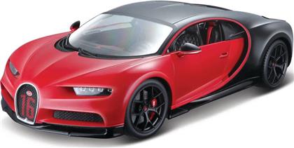 BUGATTI CHIRON SPORT ΜΕΤΑΛΛΙΚΟ ΑΝΤΙΓΡΑΦΟ 1:18 RED BBURAGO