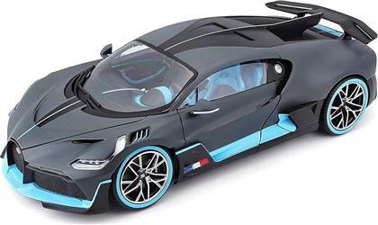 BUGATTI DIVO ΜΕΤΑΛΛΙΚΟ ΑΝΤΙΓΡΑΦΟ 1:18 GREY BBURAGO