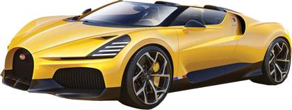 BUGATTI MISTRAL ΜΕΤΑΛΛΙΚΟ ΑΝΤΙΓΡΑΦΟ 1:18 YELLOW BBURAGO