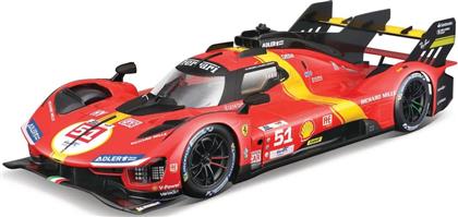 FERRARI RACING 499P (LEMANS) ΜΕΤΑΛΛΙΚΟ ΑΝΤΙΓΡΑΦΟ 1:18 RED BBURAGO