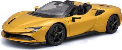 FERRARI SF90 SPIDER ΜΕΤΑΛΛΙΚΟ ΑΝΤΙΓΡΑΦΟ 1:18 GOLD BBURAGO